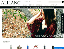 Tablet Screenshot of alilang.com